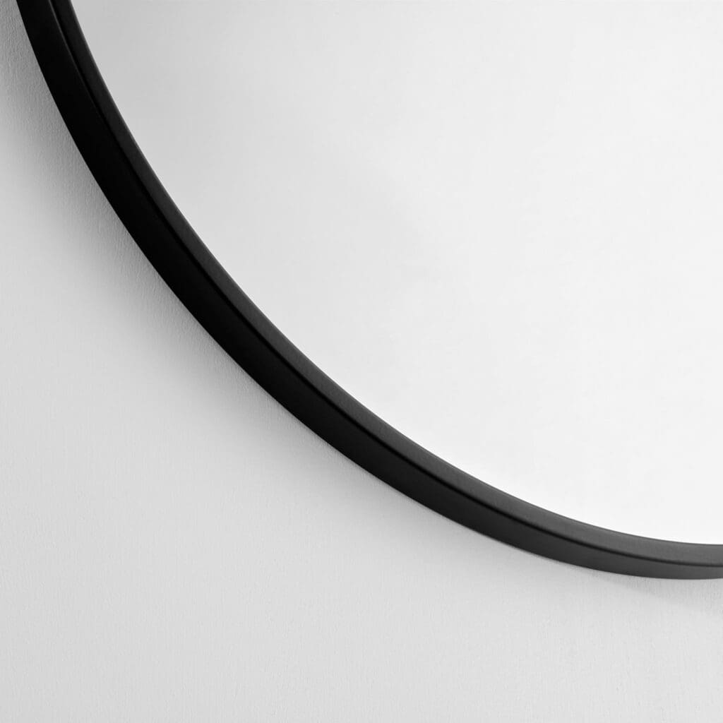 Cyan Design 11417 Harmony Mirror in Black - Elegant Wall Decor for Living Room, Bedroom & Entryway