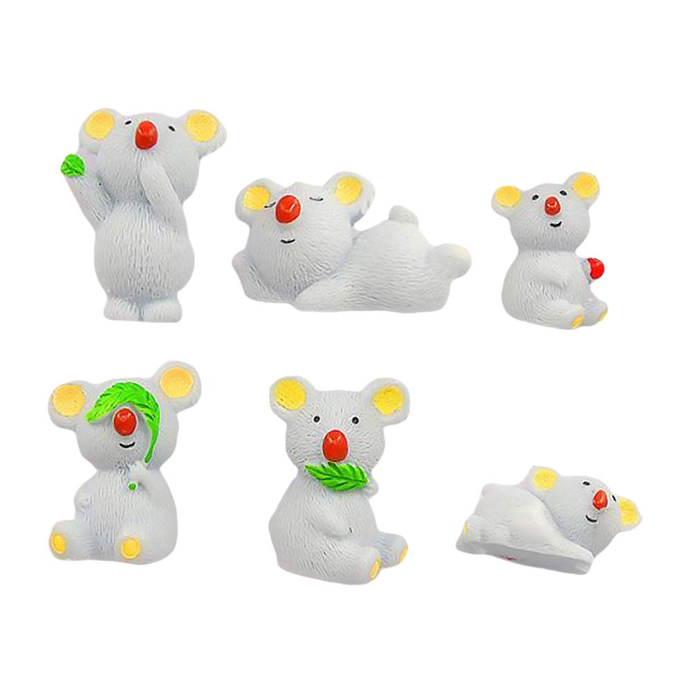 DOITOOL 6pcs Koala Shaped Refrigerator Magnets - Cute Cartoon PVC Fridge Stickers for Home & Office Decor | Perfect for Kitchen, Dorm Room & Gift Giving