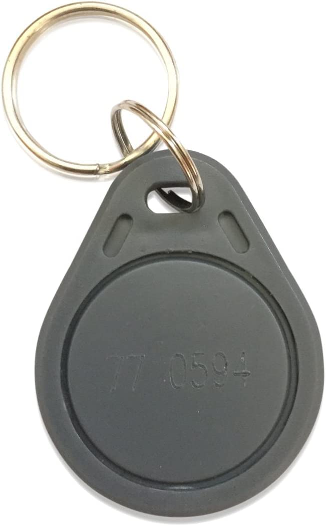 100-Pack 26-Bit Thin Proximity Key Fobs - Weigand Prox Keyfobs Compatible with ISOProx 1386, 1326 & H10301 Format Readers - Works with Most Access Control Systems - Ideal for Office Buildings, Hotels, and Secure Facilities