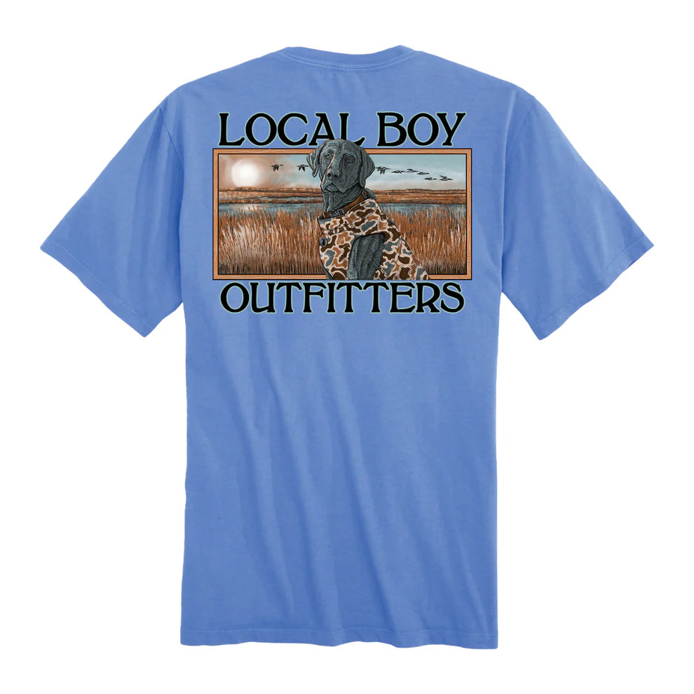 Local Boy Marsh Dog T-Shirt - Comfortable Cotton Graphic Tee for Men - Perfect for Casual Wear, Outdoor Adventures & Everyday Style
