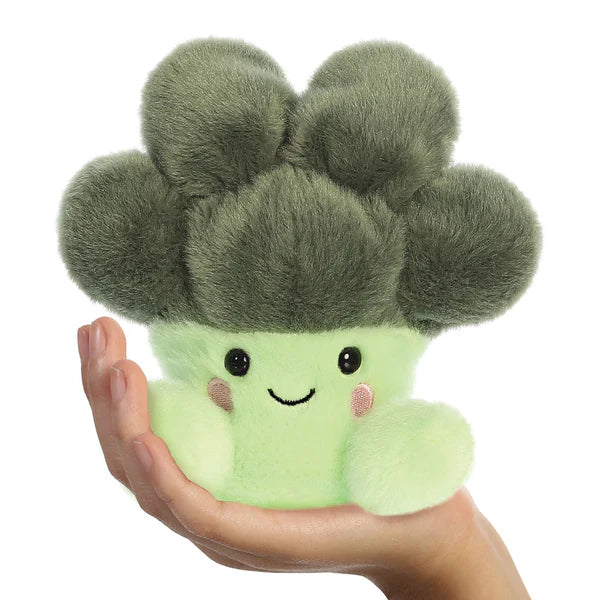 Palm Pals Luigi Broccoli Plush Toy - Cute Collectible Stuffed Animal for Kids & Adults | Perfect for Gifts, Home Decor, and Stress Relief