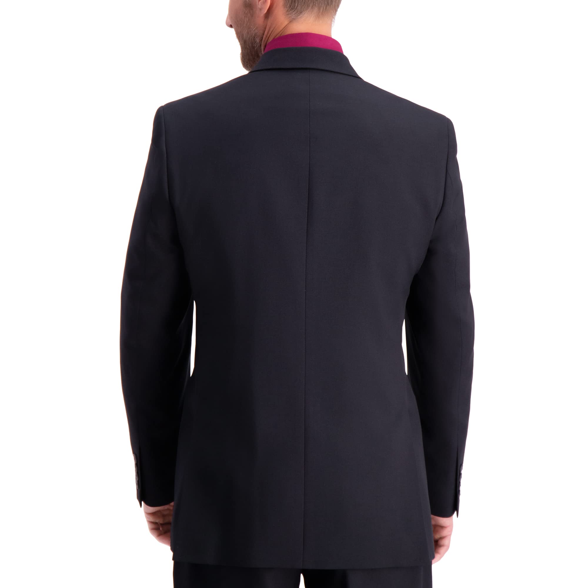 Haggar Men's Travel Performance Tailored Fit Suit Separates - Pants & Jacket | Wrinkle-Resistant & Stretch Comfort for Business Travel & Formal Occasions
