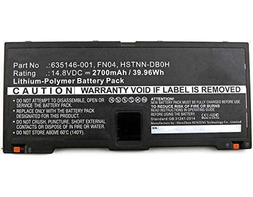 Synergy Digital Ultra High Capacity Laptop Battery for HP ProBook 5330M-A1Y12PP (Li-Pol, 14.8V, 2700mAh) | Ideal for Business Travel & Remote Work