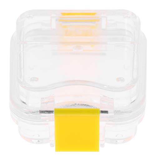 Exceart Transparent Denture Storage Case with Strainer - Denture Bath Box for Dental Orthodontic Retainer & False Teeth - Perfect for Travel, Home, and Nighttime Use