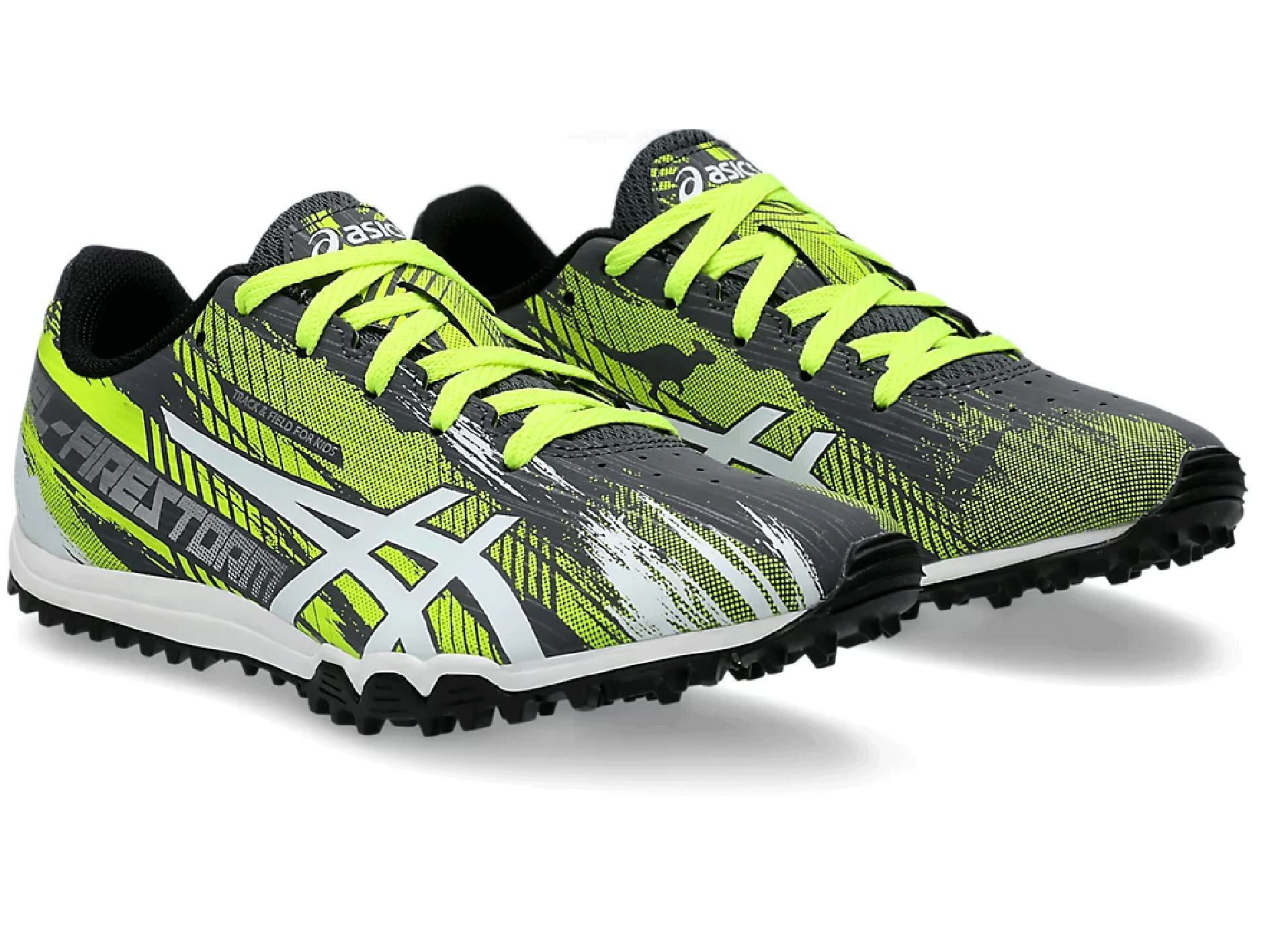 ASICS Junior Gel Firestorm 5 Running Shoes - Kids' Lightweight Athletic Sneakers for Boys & Girls - Breathable Mesh & Cushioned Support - Perfect for School Sports, Track Running, and Daily Wear (Style: 1094A004-750)