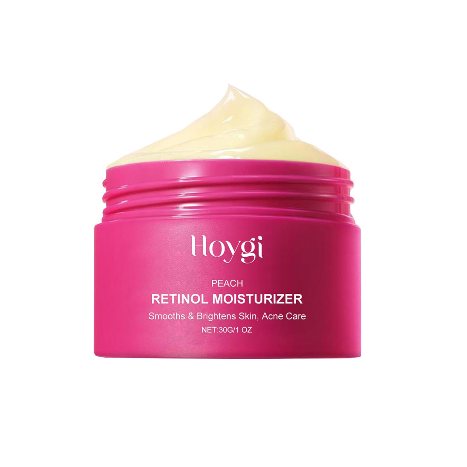 Peach Moisturizer Face Cream for Day & Night - Fast-Absorbing, Non-Greasy & Lightweight Formula - Nourishes Skin, Reduces Wrinkles & Firms Skin (1 oz) - Perfect for Dry, Sensitive Skin & Anti-Aging Routine