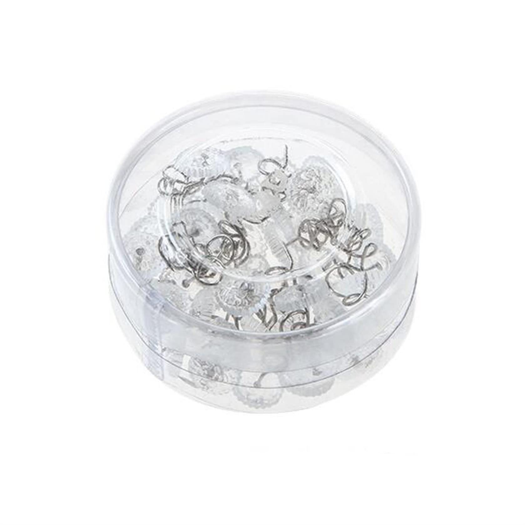 Clear Head Twist Pins for Upholstery & Bedskirts - 0.5