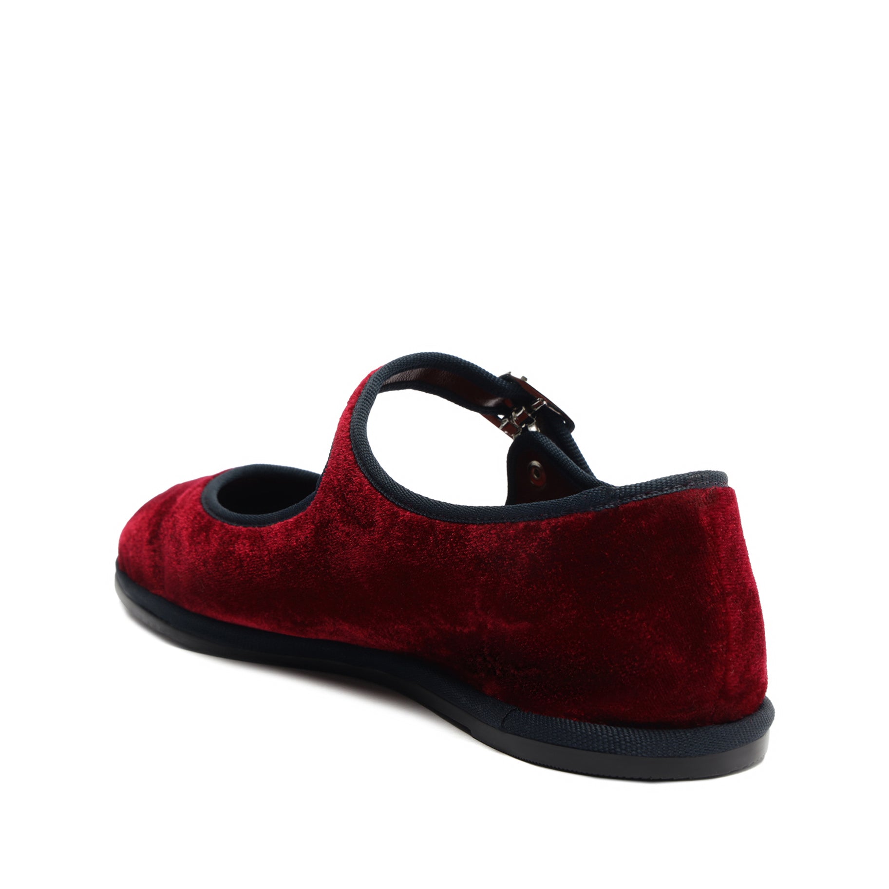 Clarissa Women's Velvet Flat Shoes - Comfortable Slip-On Loafers for Casual Wear, Office & Travel | Soft & Stylish Ballet Flats