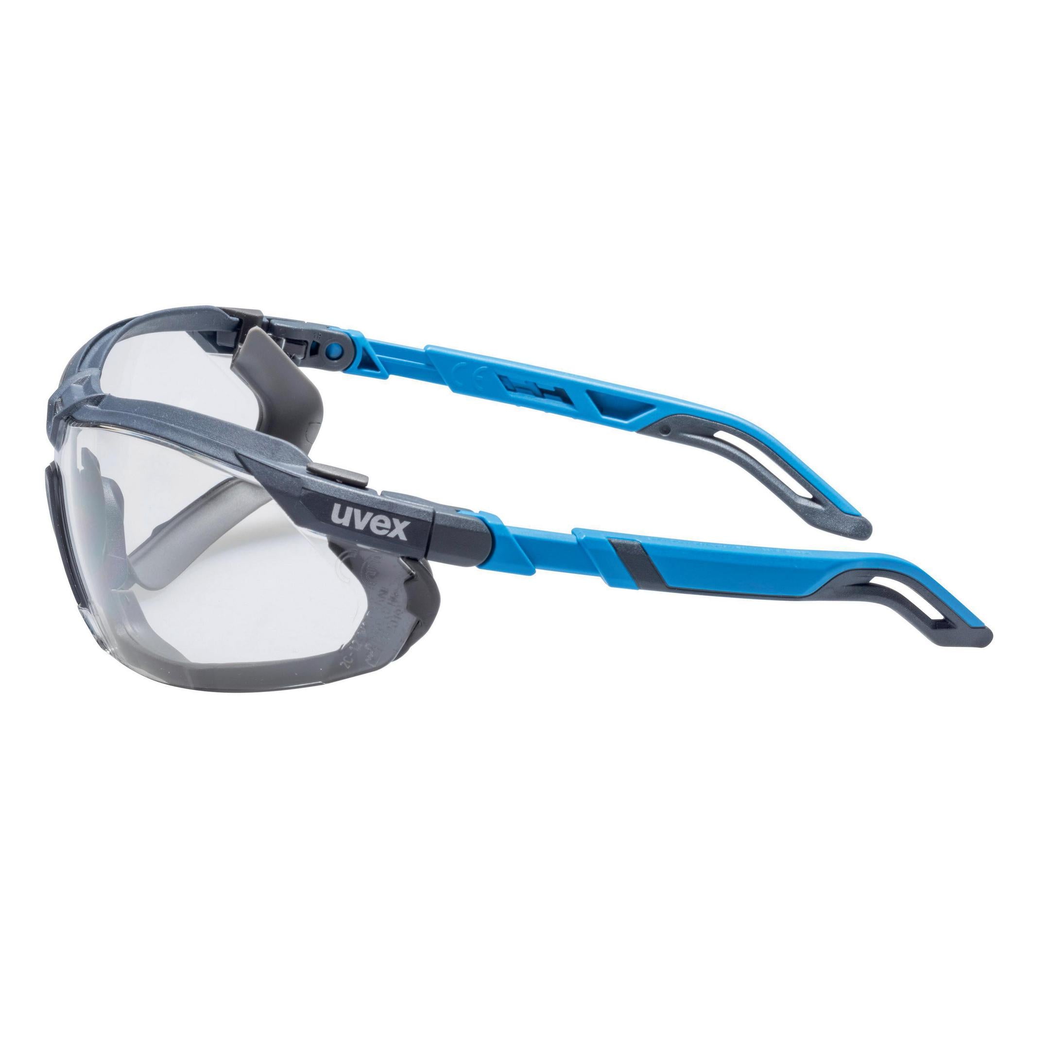 UVEX I 5 Safety Glasses - Anti Fog, Scratch Resistant & Chemical Resistant Protective Eyewear for Construction, Lab Work & Industrial Safety