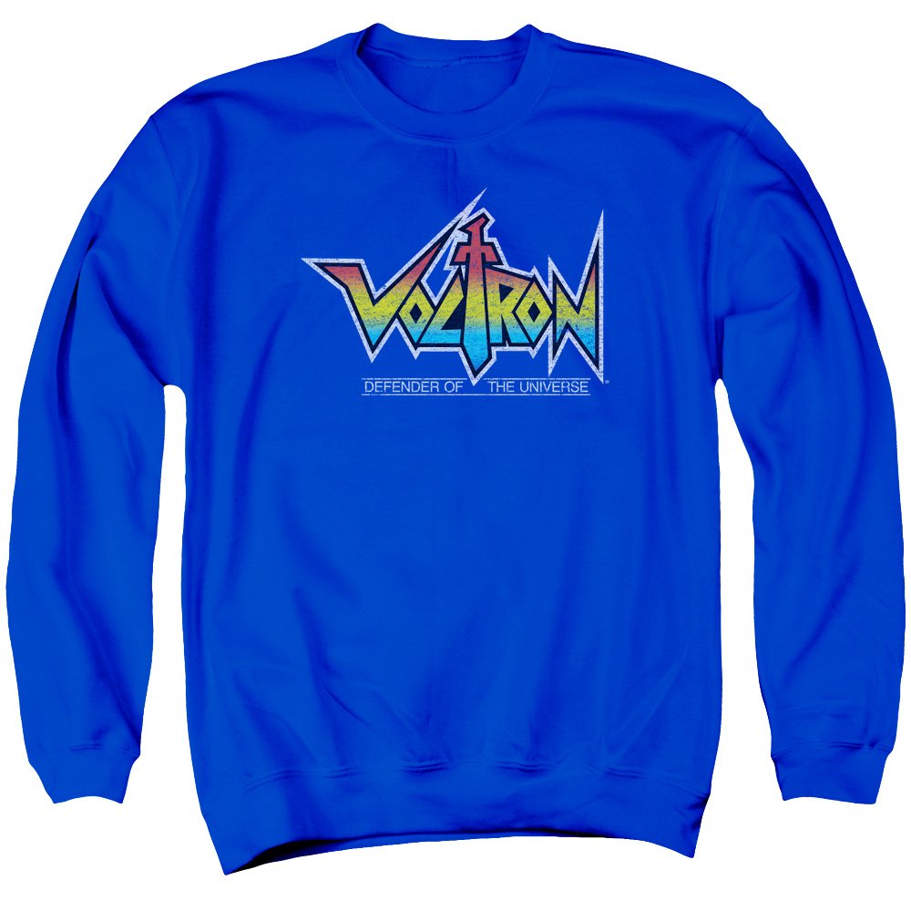 Voltron Logo Unisex Crewneck Sweatshirt for Men & Women - Comfortable Cotton Pullover for Casual Wear, Anime Fans & Gift Giving