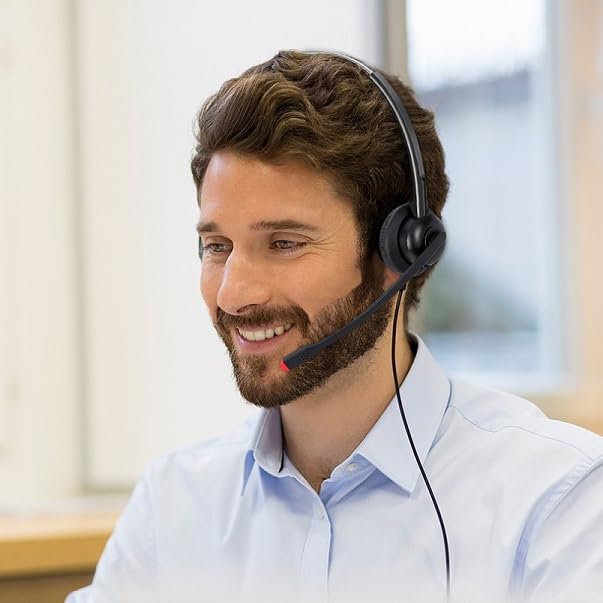 Plantronics QD Headset Y-Splitter Adapter - Dual 3.5mm Y-Cable Connector for Training & Call Center Headsets | Perfect for Team Coaching, Call Monitoring and Multi-Device Audio Sharing