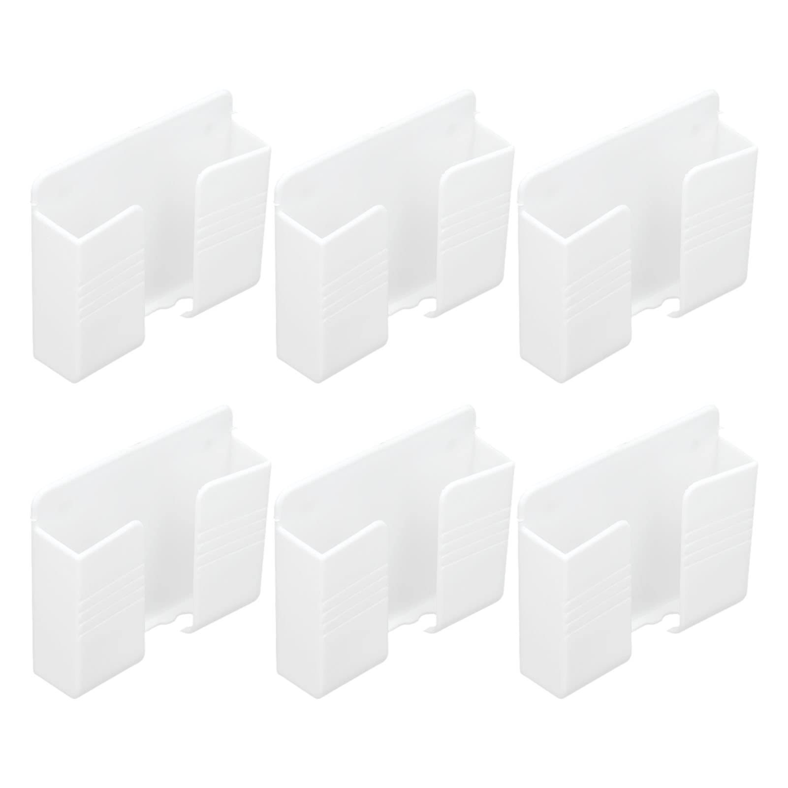 Jeanoko Universal Wall Phone Holder - Stable & Adjustable Phone Stand for iPhone, Samsung, Galaxy (White) - Perfect for Bedroom, Kitchen, Office & Travel