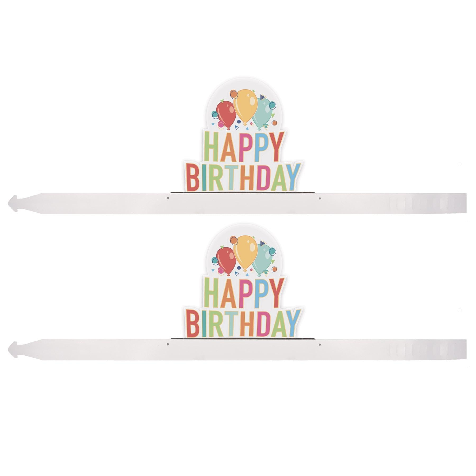 12 Pack Happy Birthday Party Headbands - Fun Foam Crowns for Kids & Adults - Perfect for Birthday Celebrations, Themed Parties & Photo Booths