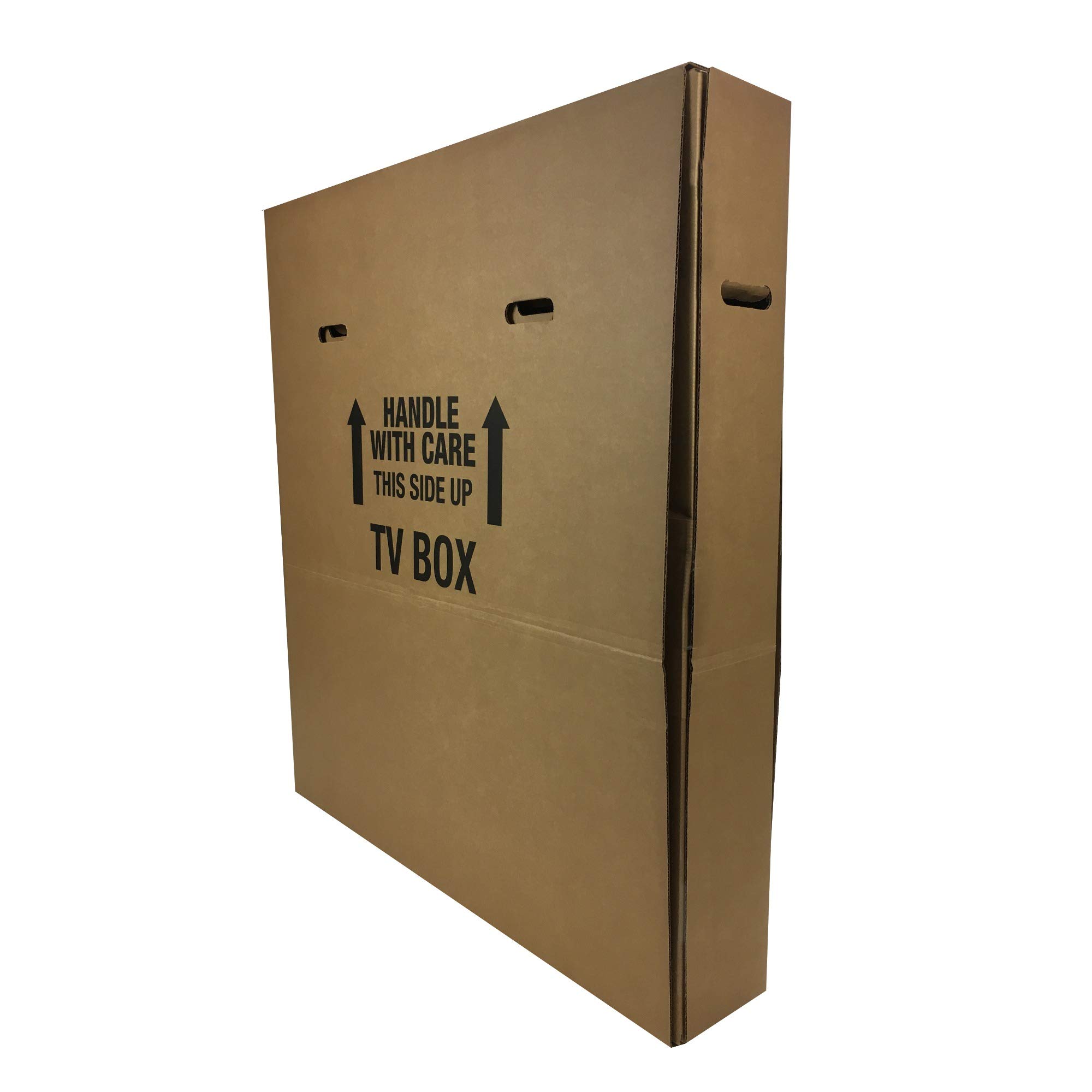 uBoxes Heavy Duty TV Moving Box - 1 Pack for 32-65 Inch Flat Screen TVs | Secure Packing & Easy Transport for Home Moving, Storage & Shipping