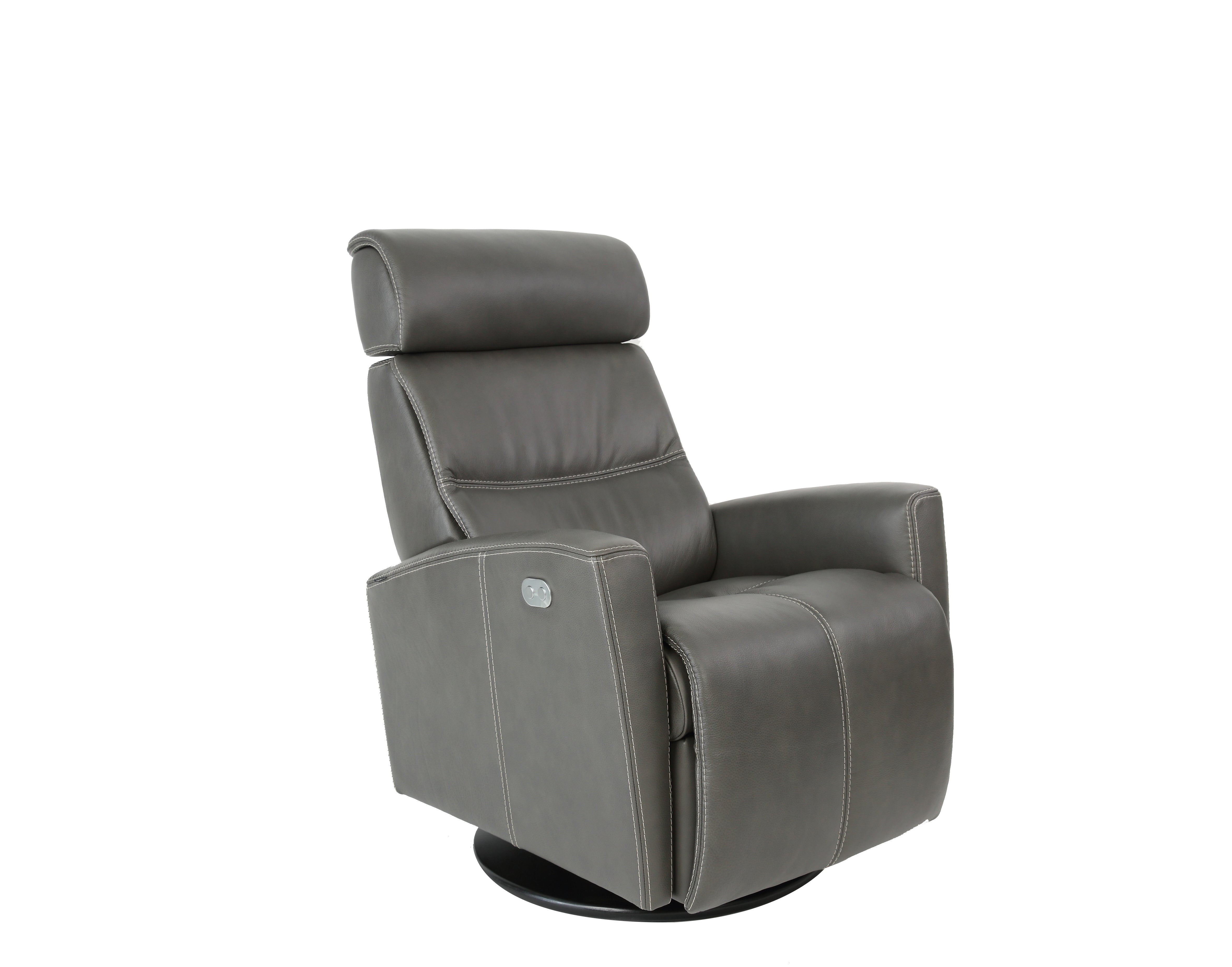 Premium Fjords Milan Recliner Chair - Modern Comfort for Living Room, Home Theater & Office - Ergonomic Leather Lounge Chair with Adjustable Backrest