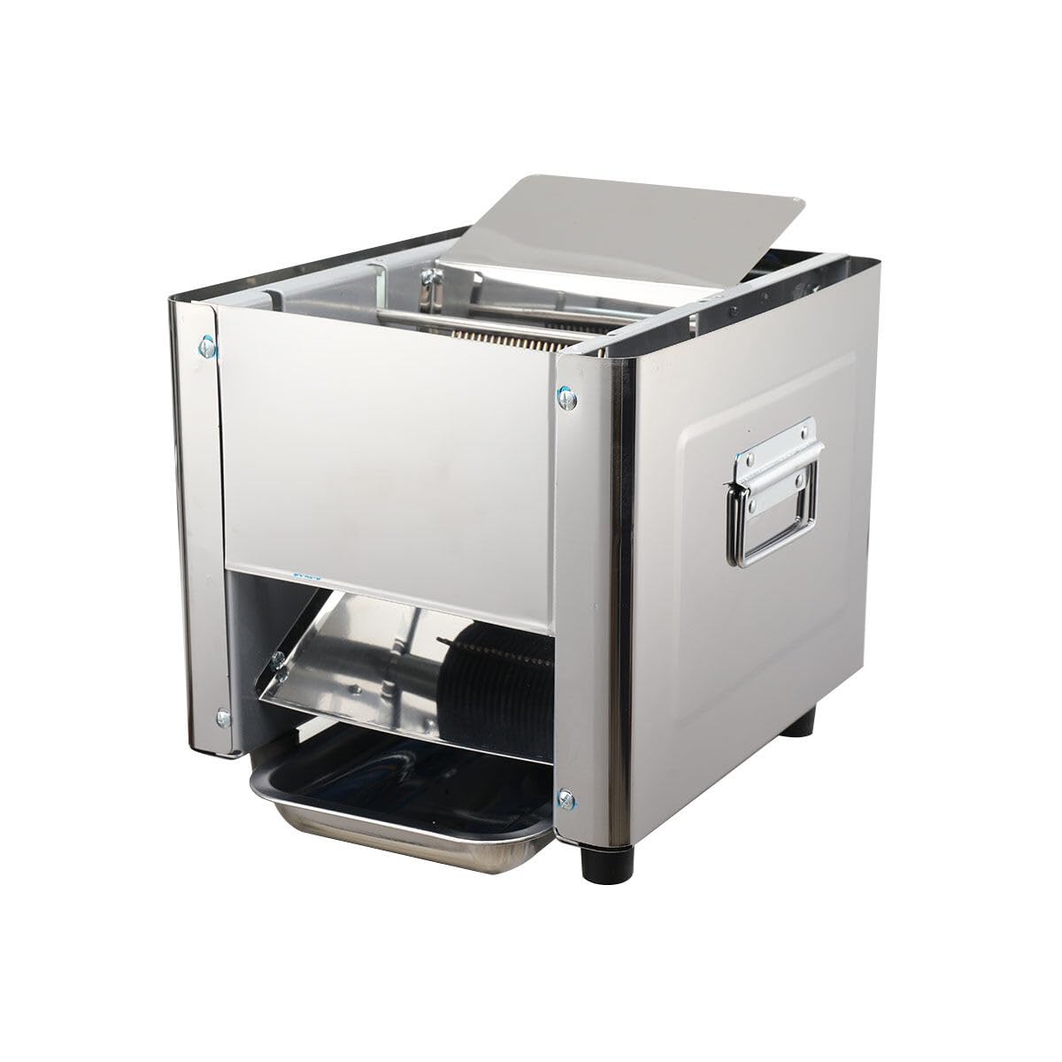 850W Commercial Electric Meat Slicer - 3.5mm Stainless Steel Blade, 330lb/h Capacity for Pork, Chicken & Fish - Perfect for Home Kitchens, Delis & Restaurants - Heavy Duty Meat Cutting & Shredding Machine for Family & Commercial Use