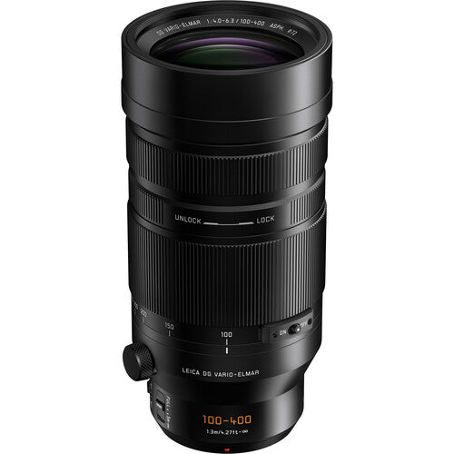 Panasonic MFT Leica DG Vario-Elmar 100-400mm f/4-6.3 II ASPH. POWER O.I.S. Lens for Micro Four Thirds Cameras - Professional Wildlife & Sports Photography, Bird Watching, and Long-Distance Shooting