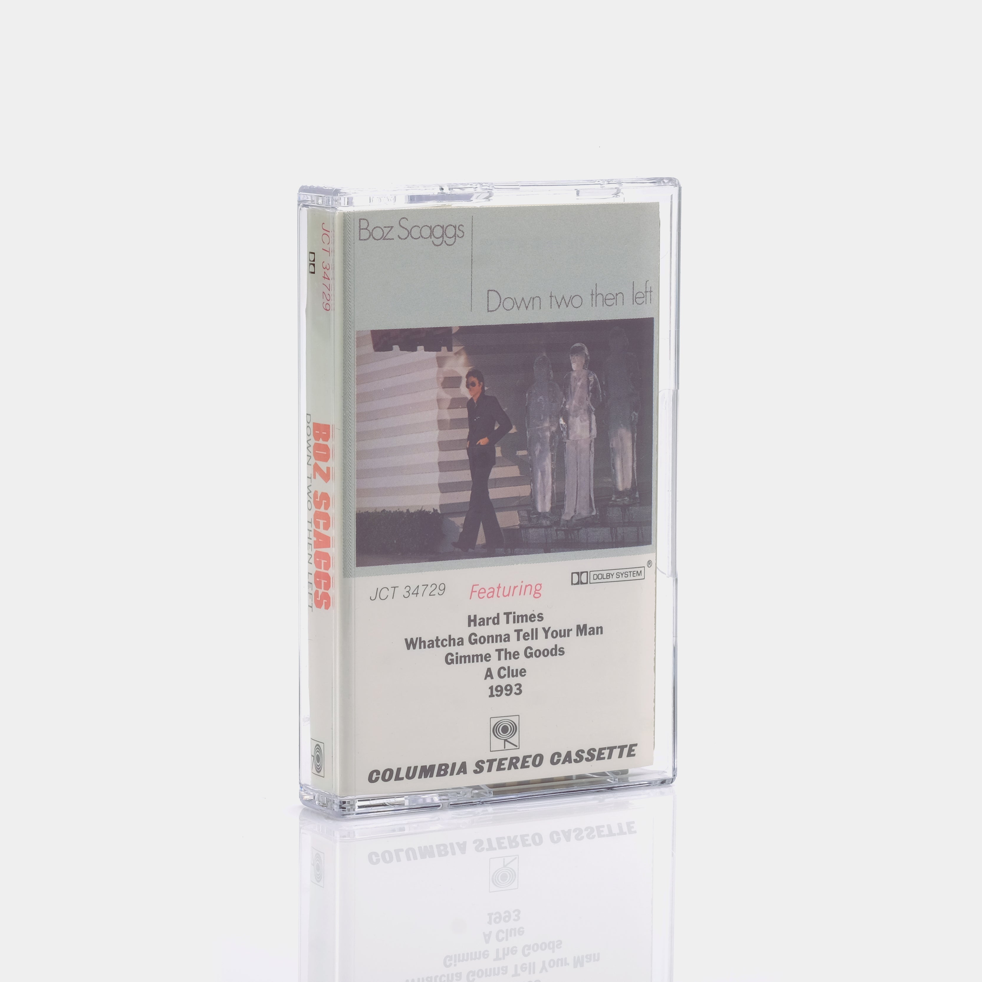 Boz Scaggs - Down Two Then Left Cassette Tape | Vintage Music Cassette | 80s Rock Album | Perfect for Collectors & Retro Music Lovers | Home, Car & Gift Use
