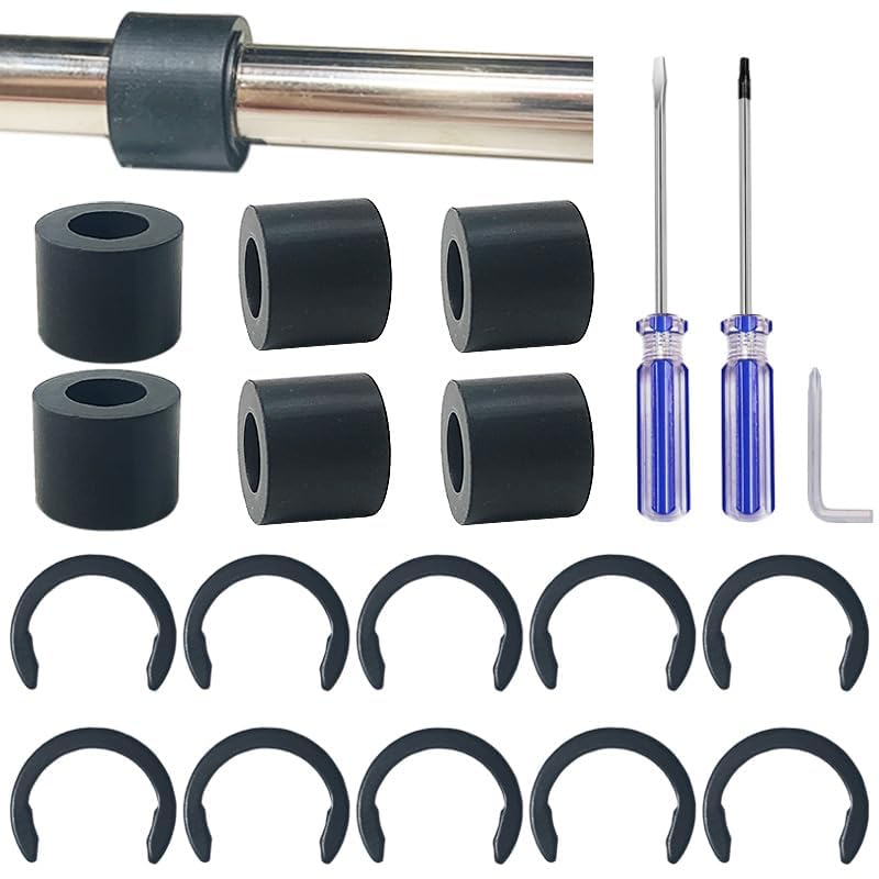 Cricut Maker/Maker 3 Replacement Rubber Roller Set - Mat Guide Rubbers & Retaining Rings - Complete Repair Kit for DIY Craft Machine Maintenance - Perfect for Vinyl Cutting & Scrapbooking Projects
