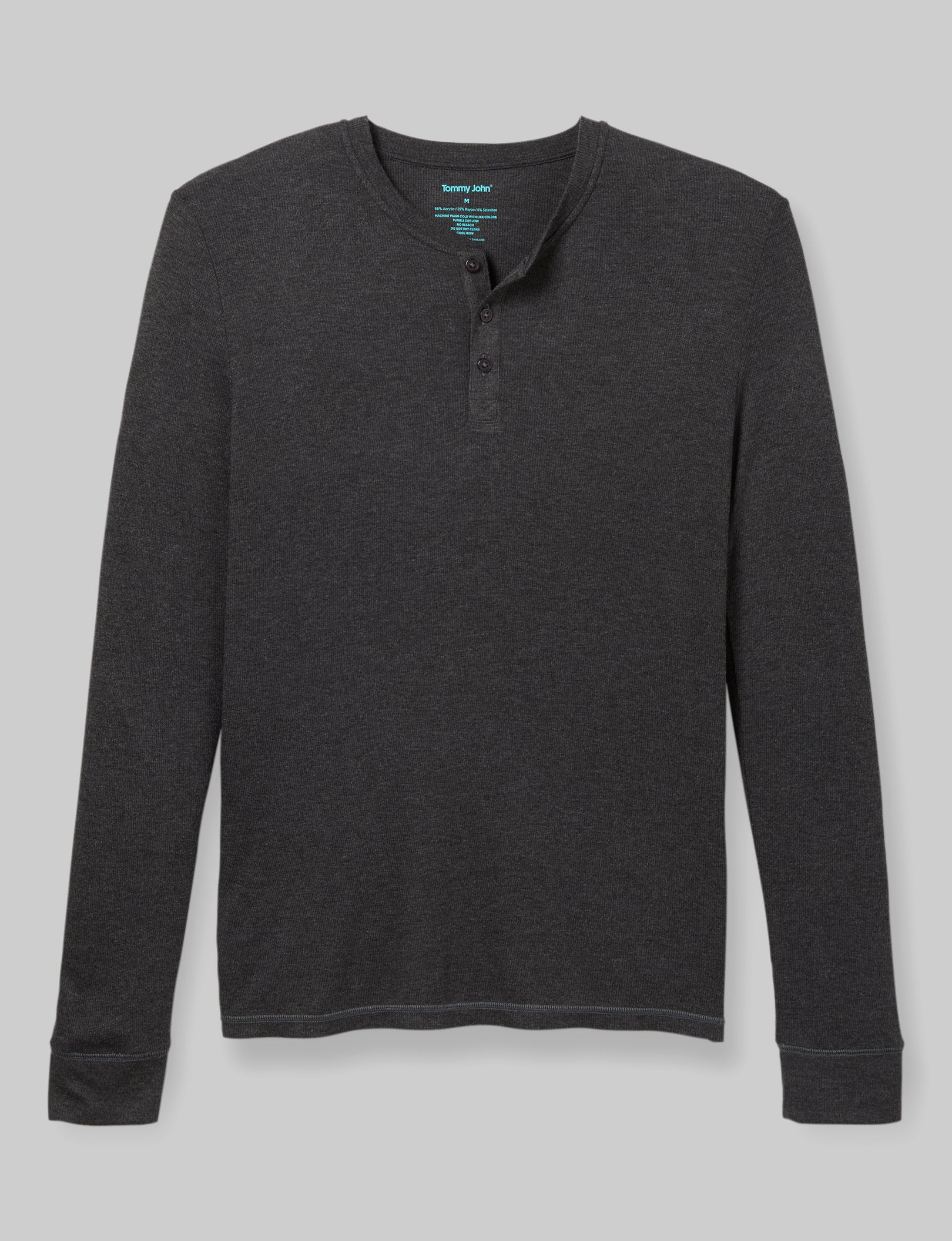 Comfortable Men's Lounge Henley Shirt - Soft Cotton Relaxed Fit for Casual Wear, Home Lounging & Weekend Outings
