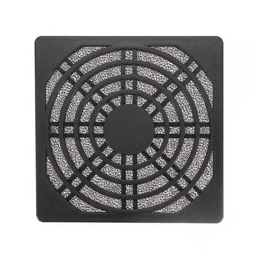 80mm Black Dustproof Dust Filter for Computer Fan - Perfect for PC Cooling, Gaming Rigs & Electronics Protection