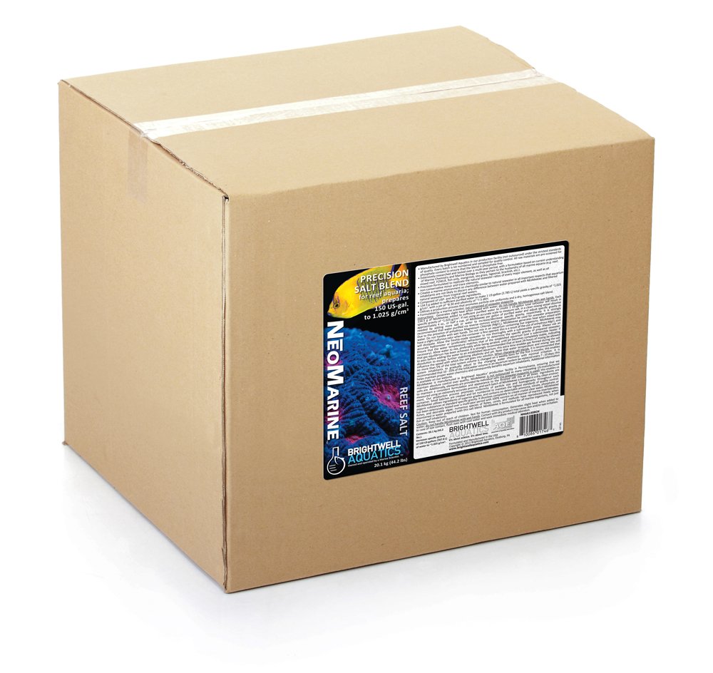Brightwell Aquatics NeoMarine Marine Salt Blend for Reef Aquarium - Premium Fish Tank Starter Salt for Saltwater Aquariums - 150-Gallon Water Treatment for Coral Growth & Healthy Marine Life - Perfect for Reef Tanks, Fish-Only Tanks & Aquatic Habitats