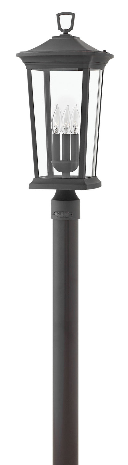 Bromley LED Outdoor Lantern in Museum Black - Energy Efficient Waterproof Exterior Wall Light for Porch, Patio & Garden Decor