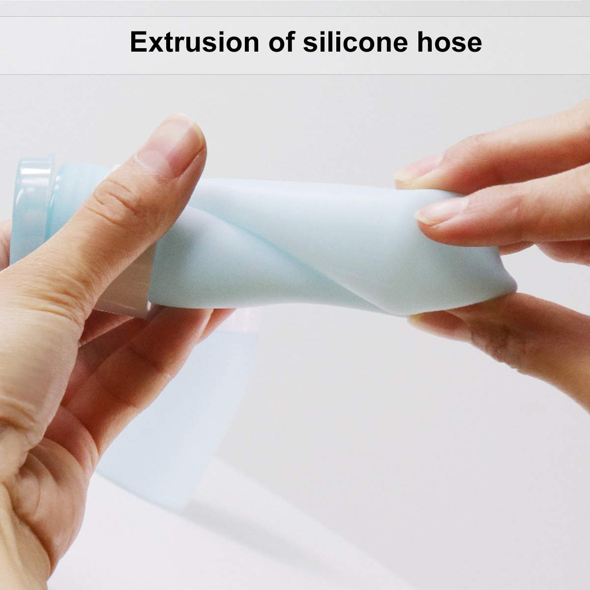 EXCLUZO 2-Pack Silicone Travel Bottles for Shampoo, Shower Gel & Toiletry (60ml & 90ml, Transparent) - Leak-Proof Refillable Containers for Women's Travel, Gym, Camping & Outdoor Activities