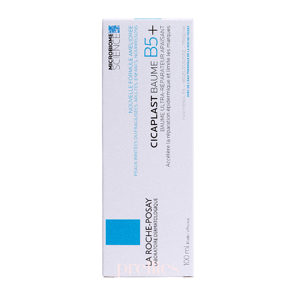 La Roche-Posay Cicaplast Baume B5+ Ultra Repairing Soothing Balm 100ml - Moisturizing Face & Body Cream for Dry, Irritated Skin - Perfect for Post-Procedure Care & Daily Skin Recovery