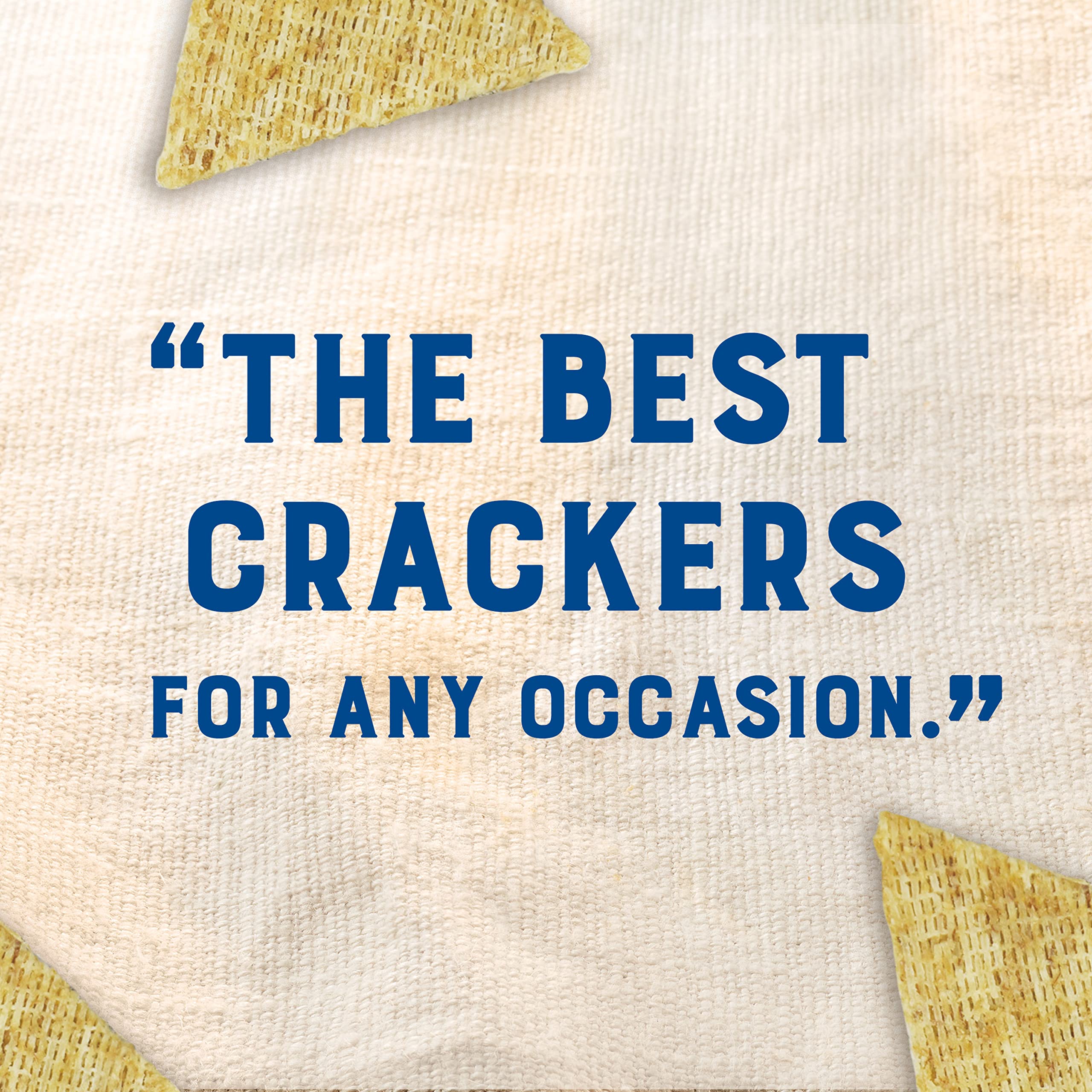 Triscuit Thin Crisps Zesty Jalapeno Whole Grain Wheat Crackers - Healthy Snacks for Lunch, Office & Parties - Bulk Pack of 6 (7.1 oz Each) - Perfect for Picnics, School Snacks & On-the-Go Munching