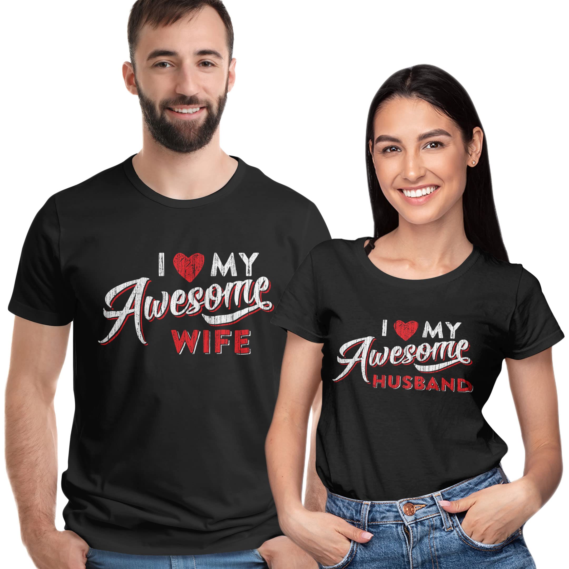 Texas Couples Matching T-Shirts - Mr & Mrs Shirts, Mama Bear & Papa Bear Tees for Anniversaries, Valentine's Day & Family Outfits