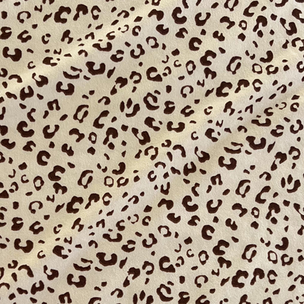 Small Tan and White Leopard Print Scarf - Soft Fashion Accessory for Women, Perfect for Casual Outfits, Parties, and Winter Layering