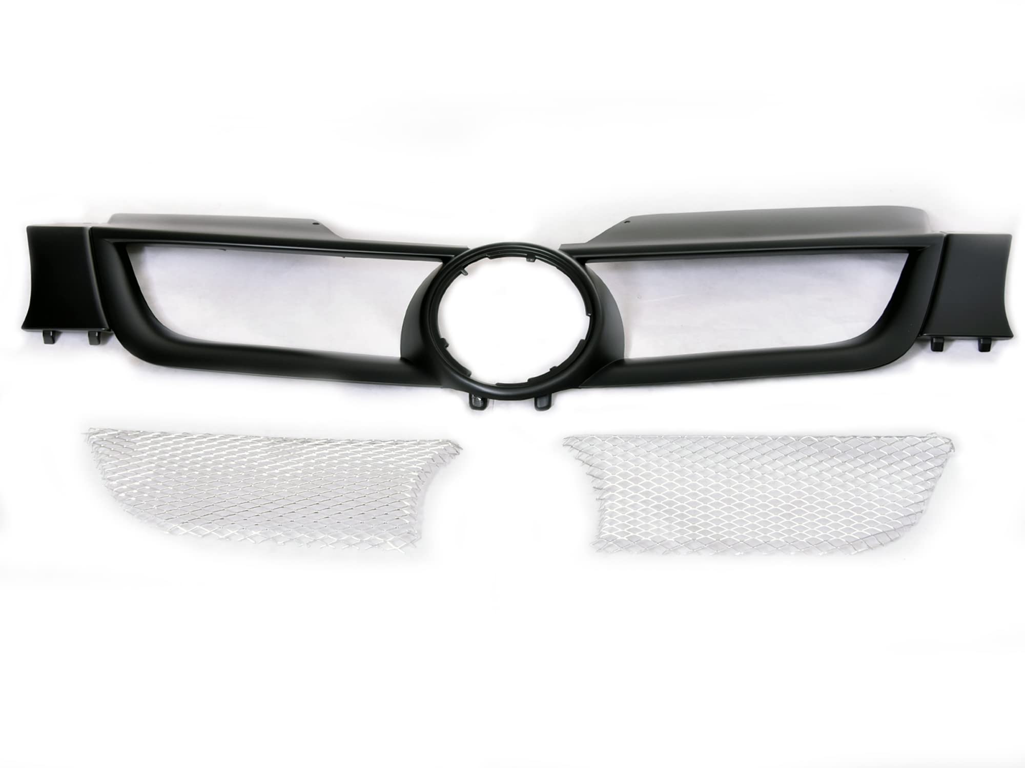 Armordillo USA 7165403 Mesh Front Grill Grille - Matte Black Compatible with 2006-2009 Volkswagen Rabbit | Upgrade Your Car's Style for Street Racing & Car Shows