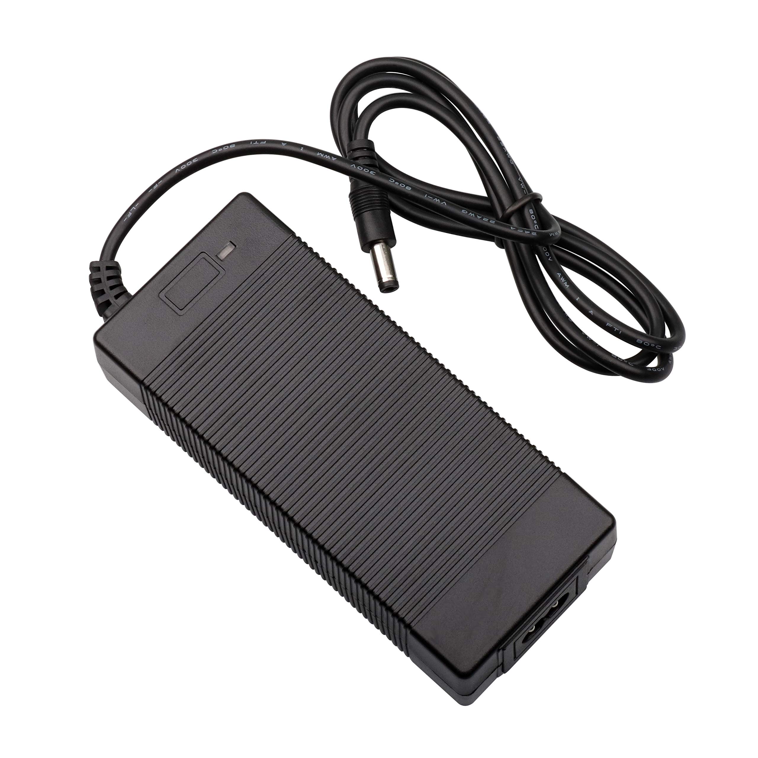 42V 36V Battery Charger 2A Output with 5.5mm DC Round Port - Fast Charging for E-Bikes, Scooters & Power Tools | Durable Replacement Charger for Home & Outdoor Use