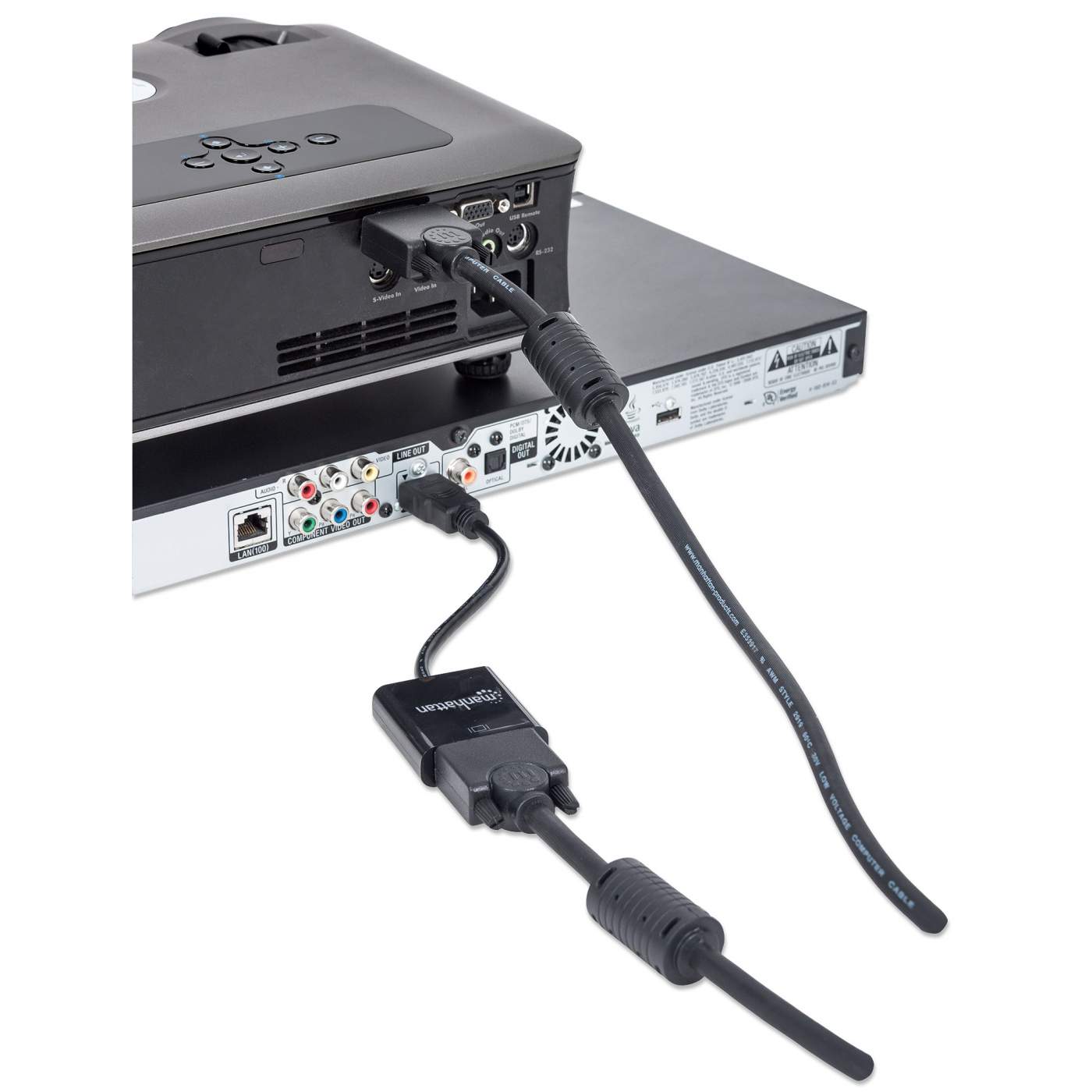 HDMI to VGA Adapter Converter Cable - 1080P Full HD Video Audio Signal Converter for PC Laptop Monitor Projector - Perfect for Home Office, Gaming, and Presentations