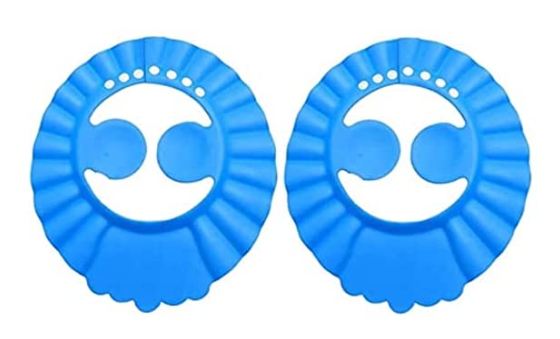 Vin® Safe Shampoo & Bath Visor Cap - Soft Adjustable Shower Hat for Toddlers, Babies & Kids (2-Pack) | Waterproof Hair Protection for Bath Time & Haircuts
