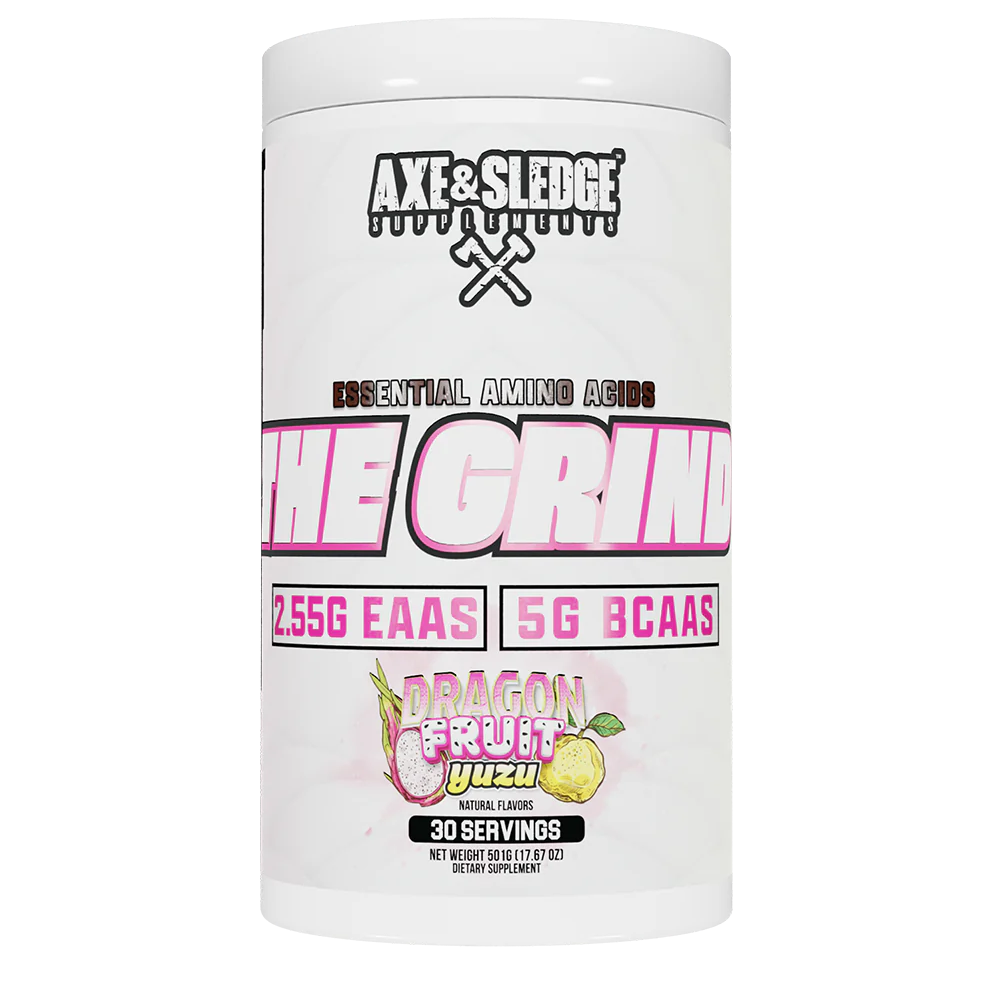 Axe & Sledge The Grind 501g Premium Pre-Workout Powder - Boost Energy & Focus for Intense Gym Training & Bodybuilding