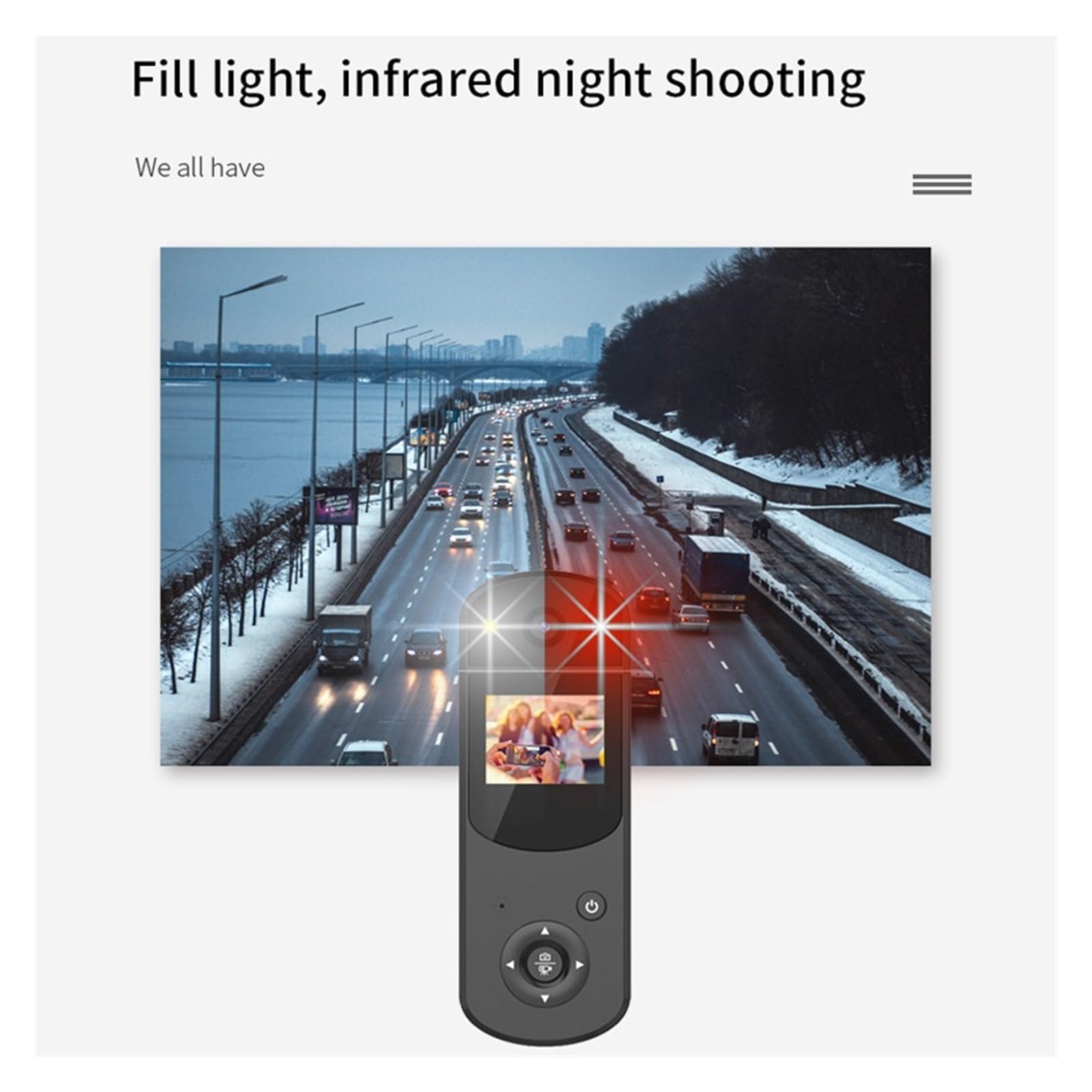MZZYG 4K HD Action Camera with Night Vision - Waterproof Handheld Digital Camcorder, Back Clip Drive Recorder, Portable Mini Camera with 32GB Card (Orange) - Perfect for Sports, Travel Vlogging & Outdoor Adventures