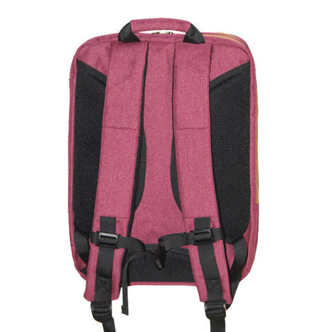 Nifteen Canvas Dual Backpack for 15 Inch Laptop - Waterproof Travel Backpack with USB Charging Port, School College Backpack for Men & Women, Perfect for Work, Commuting & Outdoor Adventures