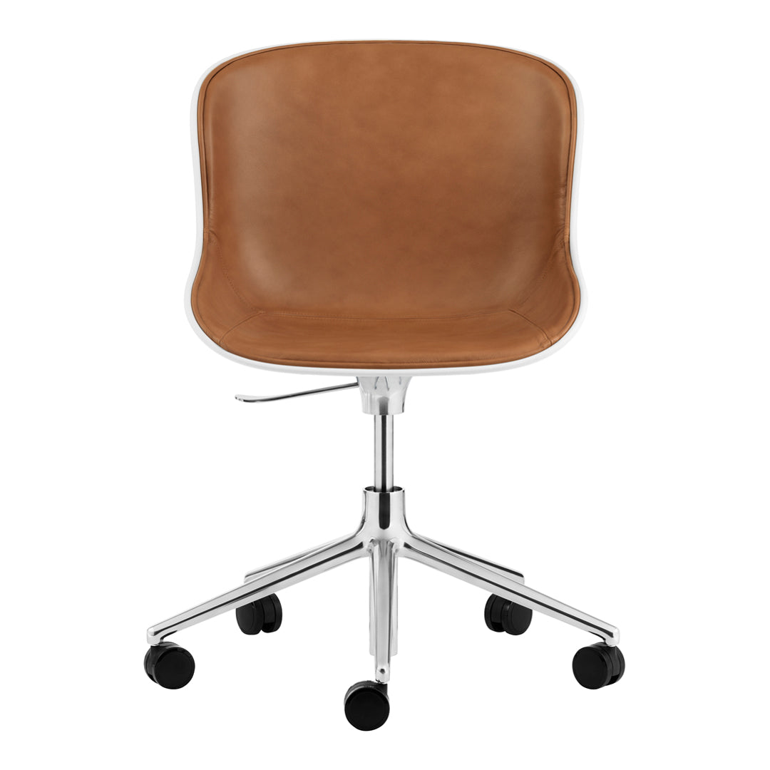Ergonomic Office Chair with 5-Star Base & Gas Lift - Adjustable Height, Front Upholstered for Comfort - Perfect for Home Office, Gaming & Workspace