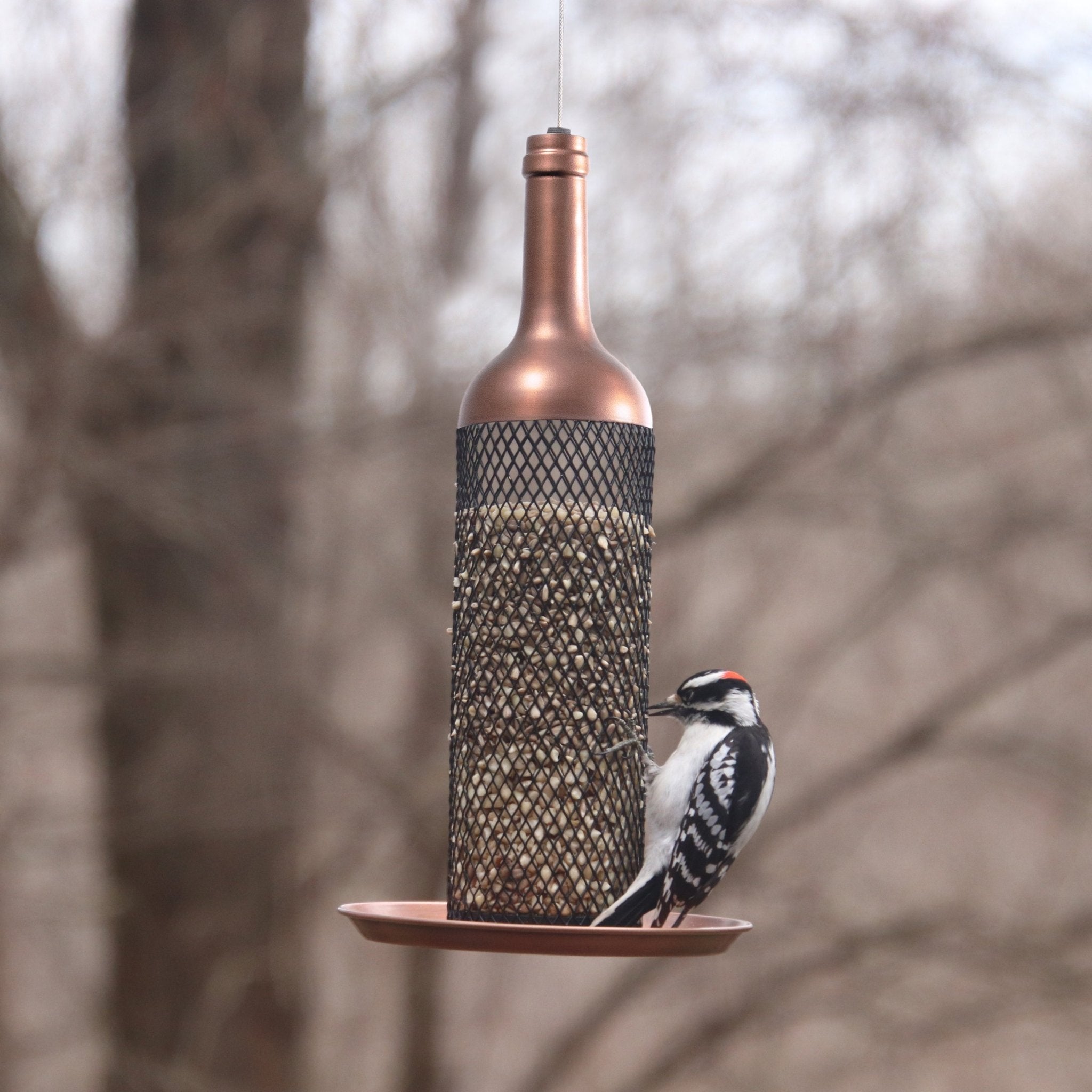 Premium Vineyard Select Bird Feeder - Durable Outdoor Hanging Feeder for Wild Birds - Attract Cardinals, Finches & Hummingbirds to Your Garden or Backyard