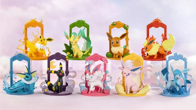 Pokemon Eeveelution Ornament Series Blind Box - Collectible Figure Set for Christmas Tree Decor, Gift, or Display - Perfect for Pokemon Fans and Holiday Decorations