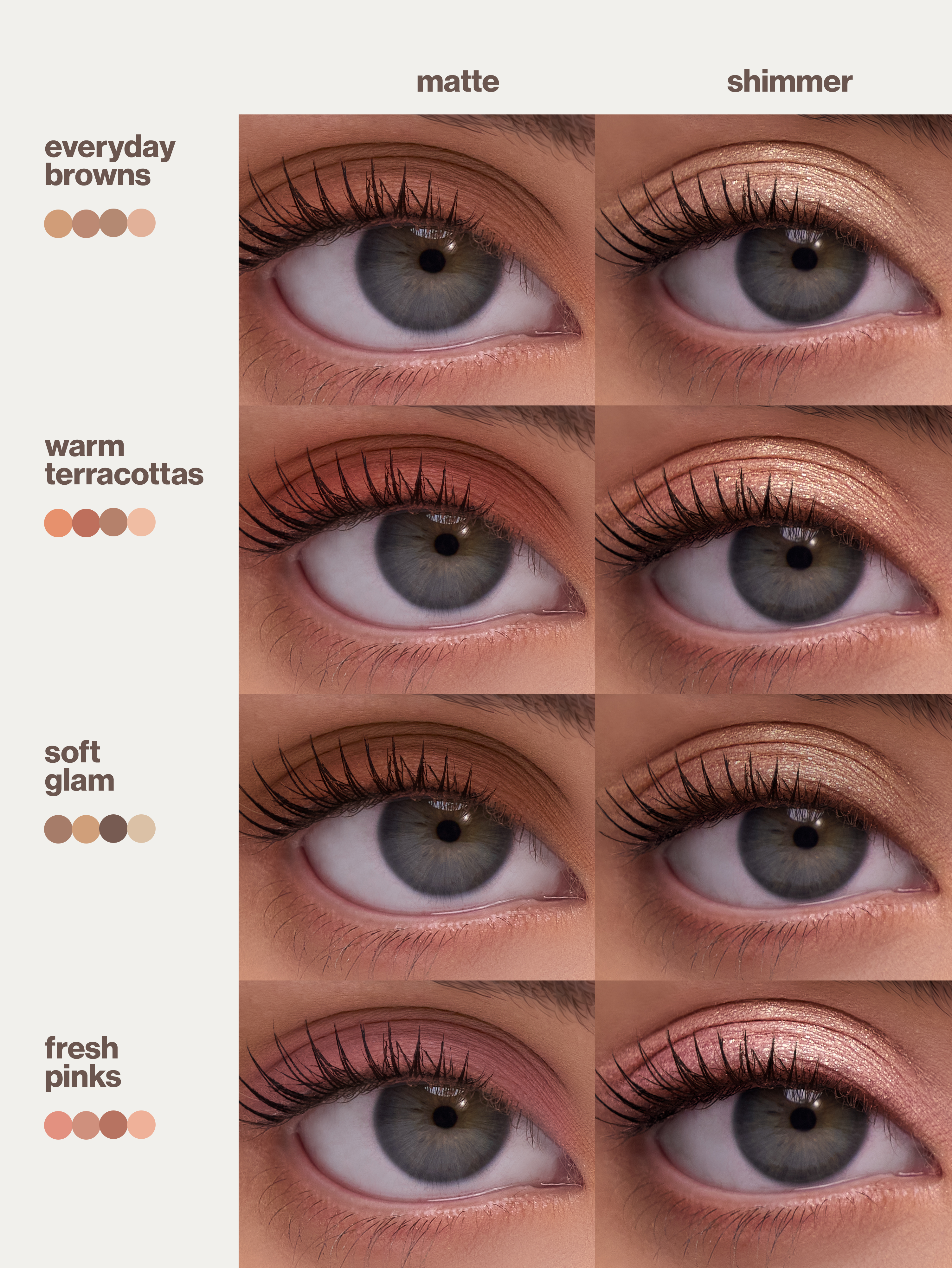 Healthy Touch Eyeshadow Palette - Vegan & Cruelty-Free Makeup Kit with 12 Blendable Colors for Day & Night Looks | Perfect for Parties, Weddings & Everyday Wear