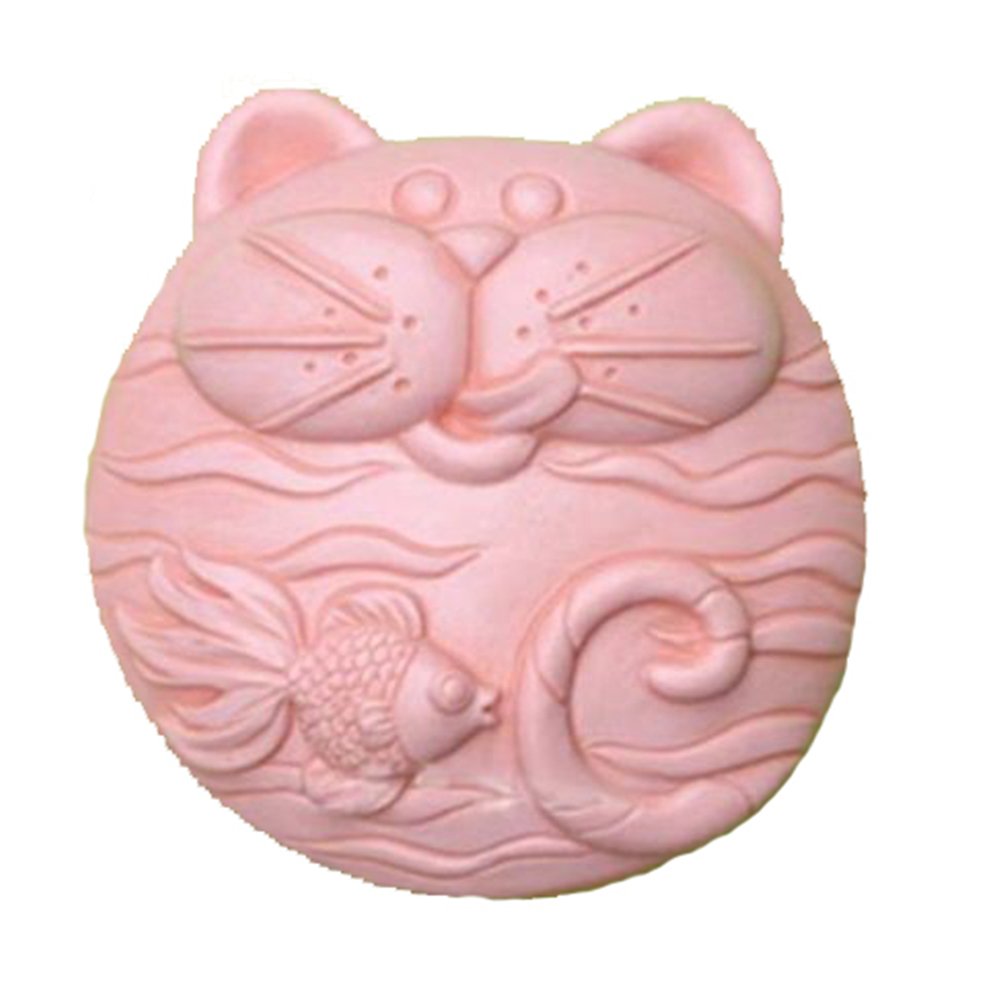 3D Silicone Cat Shape Soap Mold for DIY Handmade Soap Making - Perfect for Crafting, Gift Giving, and Bathroom Decor