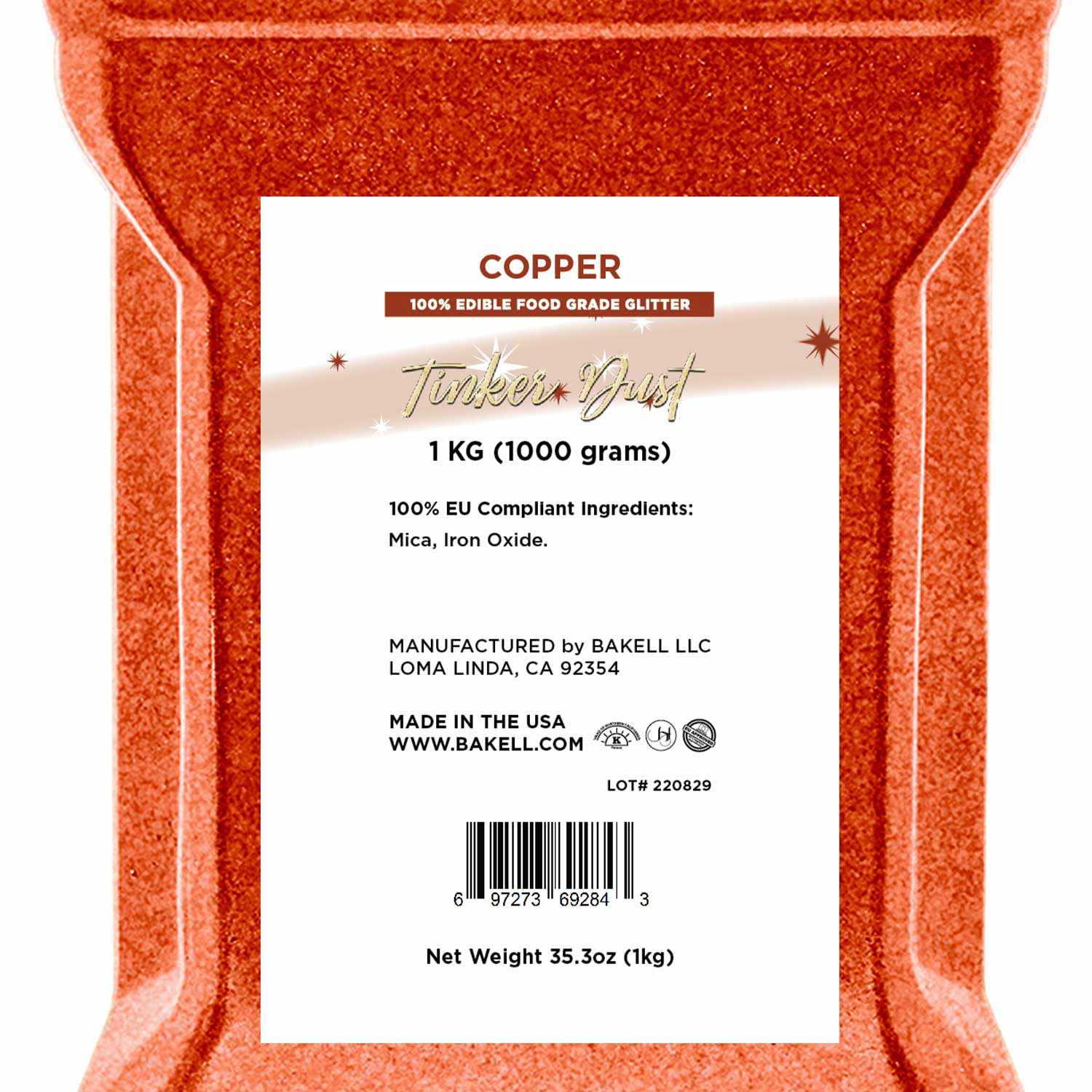 Premium Copper Tinker Dust for Jewelry Making & Metal Crafting - EU Compliant Bulk Size (1LB) - Perfect for DIY Projects, Artisan Creations & Industrial Applications