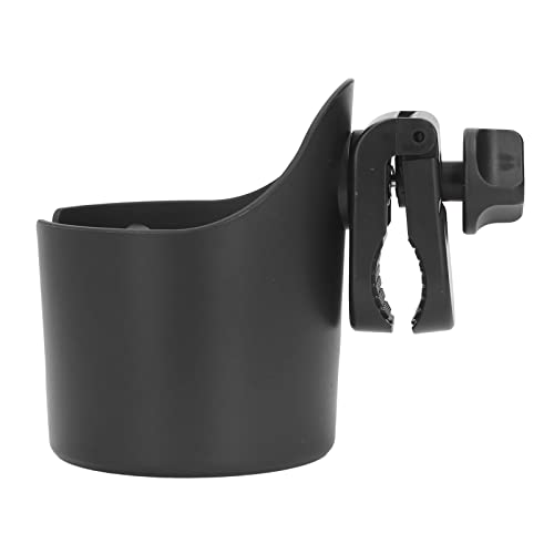 Premium Stroller Drink Holder with Heavy Duty Fixing Clips - Universal Cup Holder for Baby Strollers, Scooters, Boats & ATVs - Non-Slip Design for Secure Beverage Storage on the Go