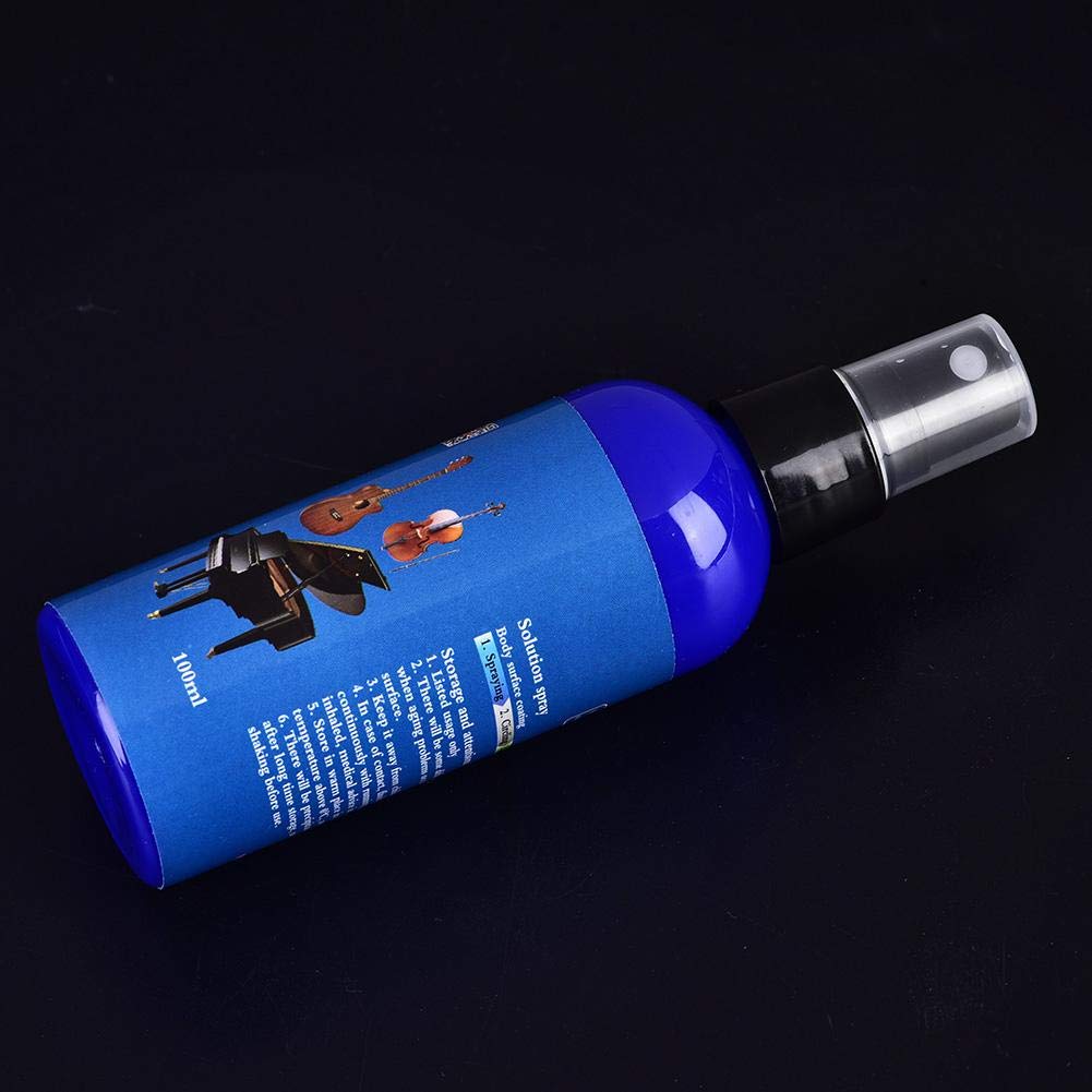 100ml Premium Guitar Polish & Cleaner - Safe for Wooden Musical Instruments Like Violin, Piano & Guitar | Restores Shine & Protects Finish | Ideal for Musicians, Performers & Instrument Maintenance