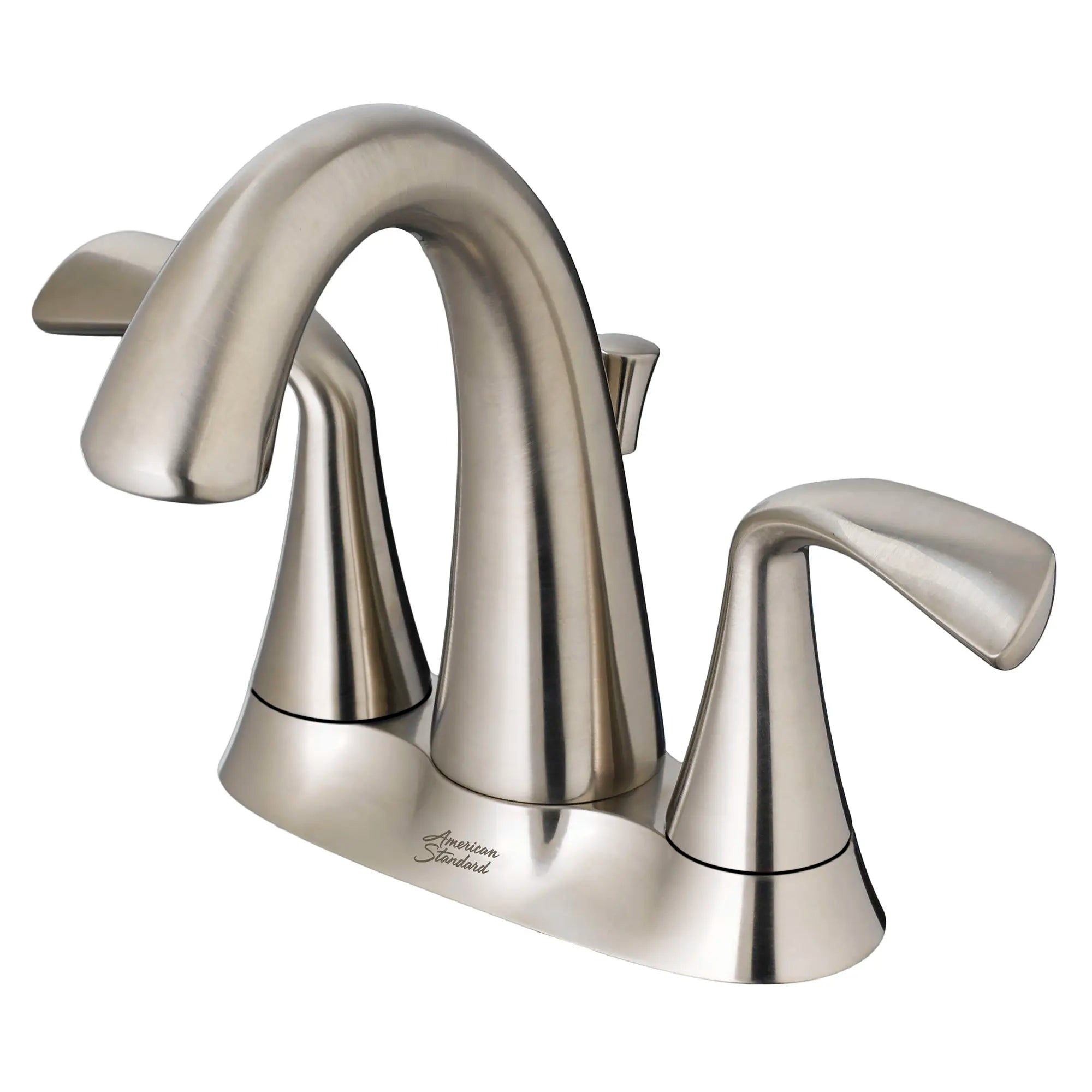 Fluent® 4 Inch Centerset 2 Handle Bathroom Faucet - 1.2 GPM/4.5 LPM Water Saving - Lever Handles - Perfect for Small Bathrooms & Powder Rooms