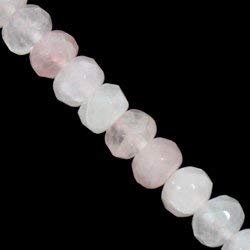 8mm Rose Quartz Crystal Beads - Faceted Round Gemstone Beads for Jewelry Making, DIY Bracelets, Necklaces & Healing Crystal Crafts