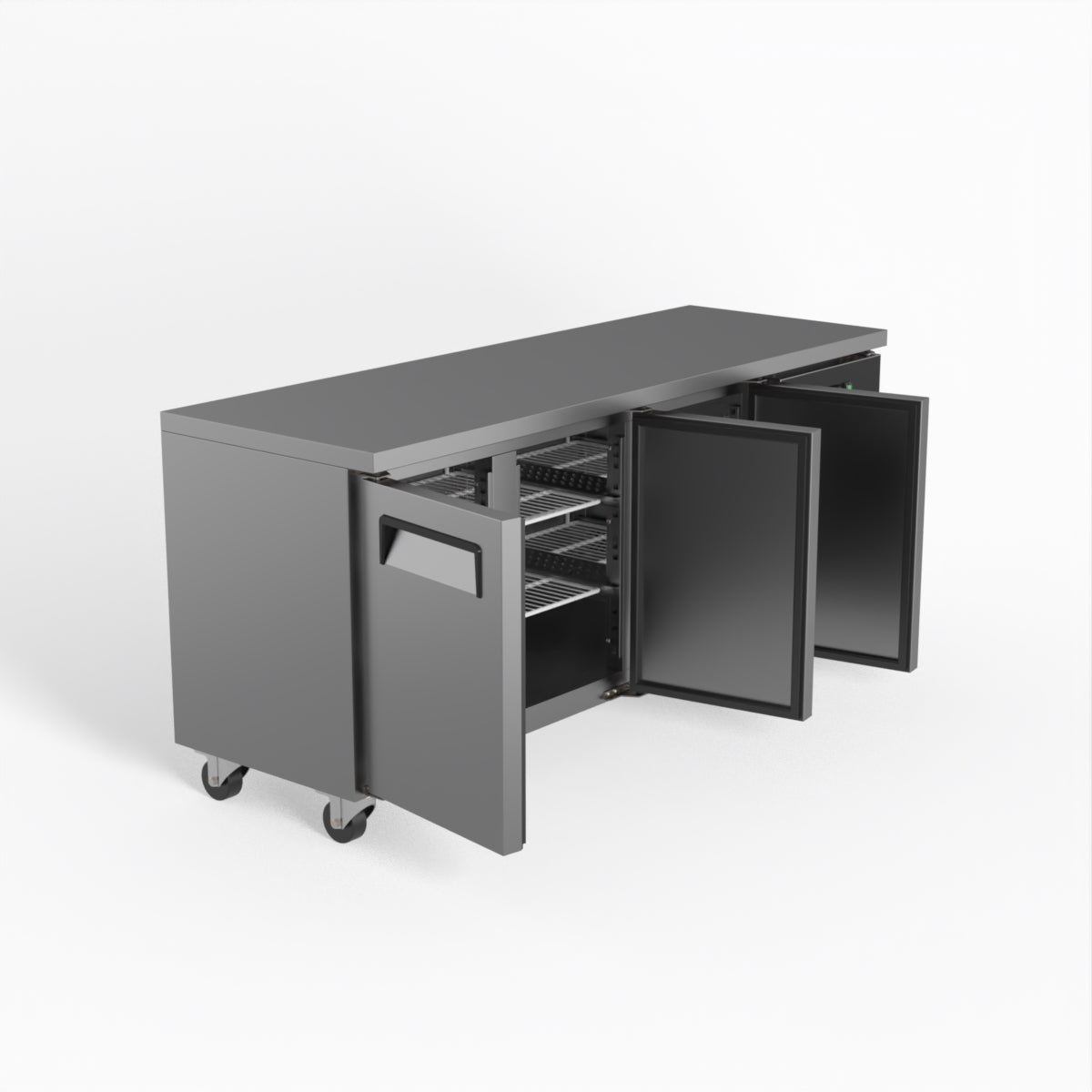 AG SLX3100TN 600mm Depth Three-Door Commercial Worktop Fridge - Ideal for Restaurants, Cafes & Catering Businesses